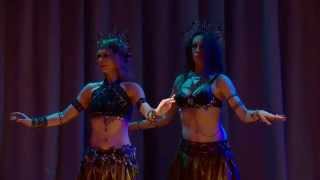 Агапия Савицкая и Ксения Устинова   tribal fusion @ Tribal Blossom Show