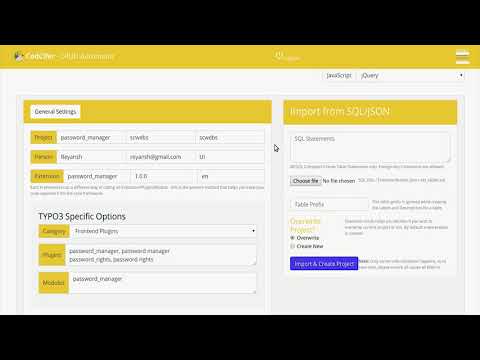 CodCifer Dashboard Walk-Through part 2