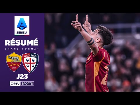 Résumé : Doublé de DYBALA, la Roma CARTONNE Cagliari !