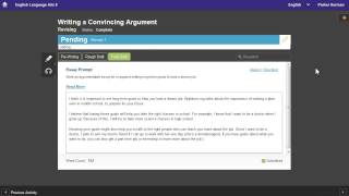 eWriting Demo | Edgenuity