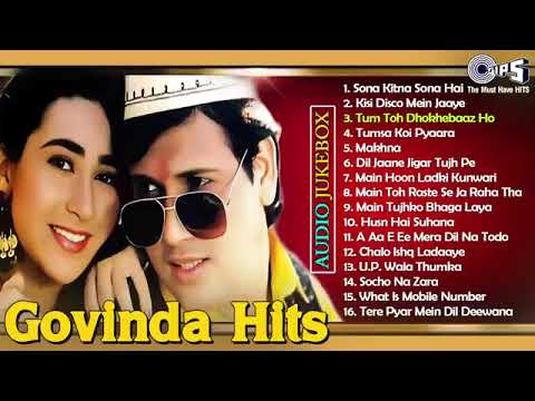 Govinda Best Songs | Govinda Karisma 90's Songs | 90's Blockbuster Songs | Govinda Hit Songs