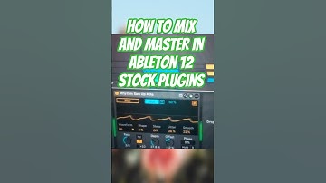 How to Mix and Master Using Ableton 12 Stock Plugins with Pants! 🎙️💽🔥 #music #producer #mixing #art