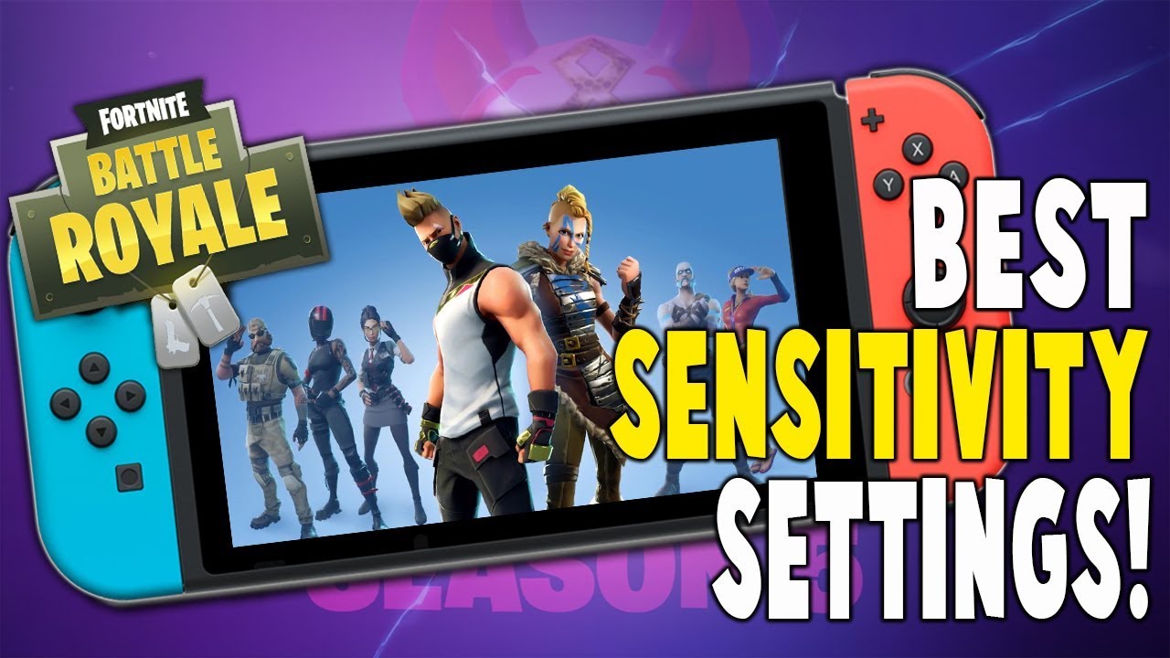 Best Fortnite Nintendo Switch Sensitivity Settings!! (BETTER AIM
