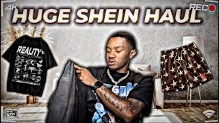 Huge Shein Haul (Men Graphic tees , shorts, and socks)