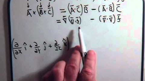 Vector Identity With Del Operator Example 5