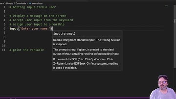 Basic User Input Python