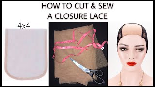 HOW TO MAKE LACE CLOSURE NET YOURSELF