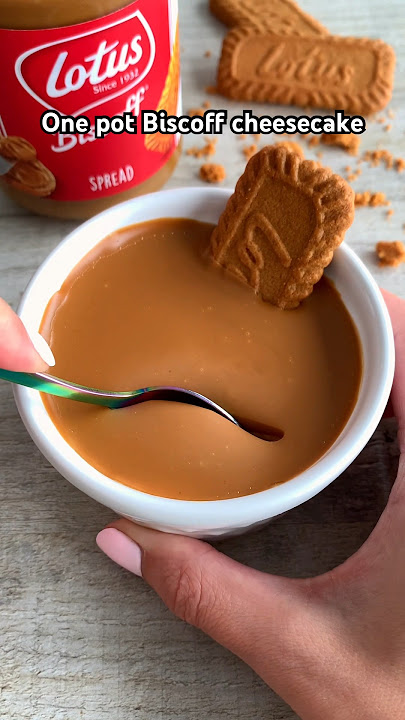 The easiest Biscoff cheesecake ever! #easyrecipe #lotusbiscoff #recipe