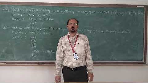Microcontroller - 18EC46 - Module 3 - Time Delay Calculation - Program 2