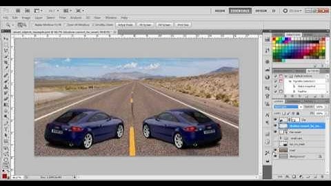 Photoshop CS5 - Puppet Warp, Smart Objects & Vanishing Point