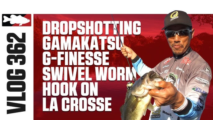 Fishing the Gamakatsu G-Finesse Hooks with Shin Fukae at Table Rock -  Tackle Warehouse VLOG #210 