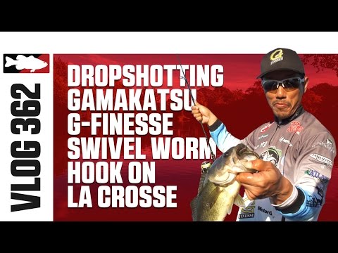 Shin Fukae Dropshotting with Gamakatsu's G-Finesse Swivel Worm