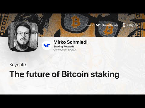 The Future of Bitcoin Staking