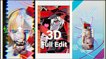 PRESET ALIGHT MOTION 3D|| PAKE POTO📸😍 || DJ FULL BEAT MARK X AWESOME 🎶🤩