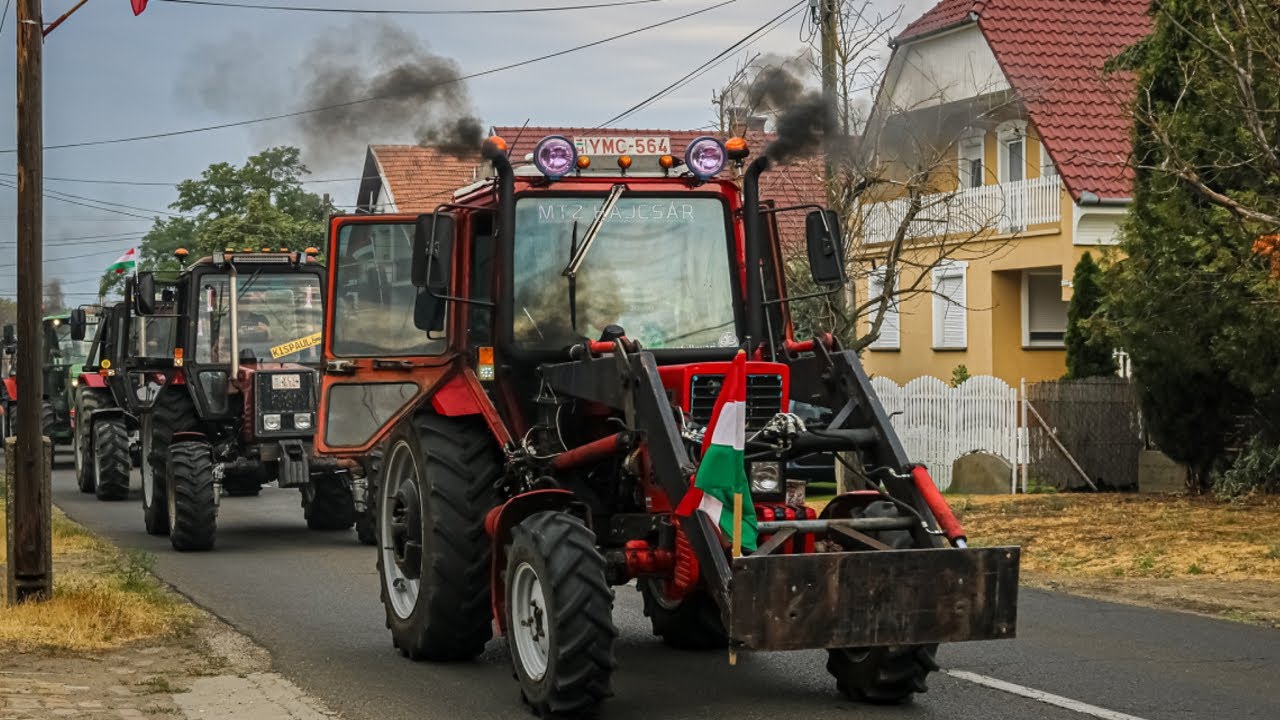 V. Hetényegyházi Traktorverseny 2022 I Felvonulás Hetényegyháza utcáin! I Tractor Procession!