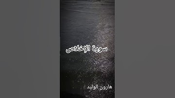 سورة الإخلاص بصوت هارون الوليد #trending #اكسبلور #قرآن #لايك #الرحمن