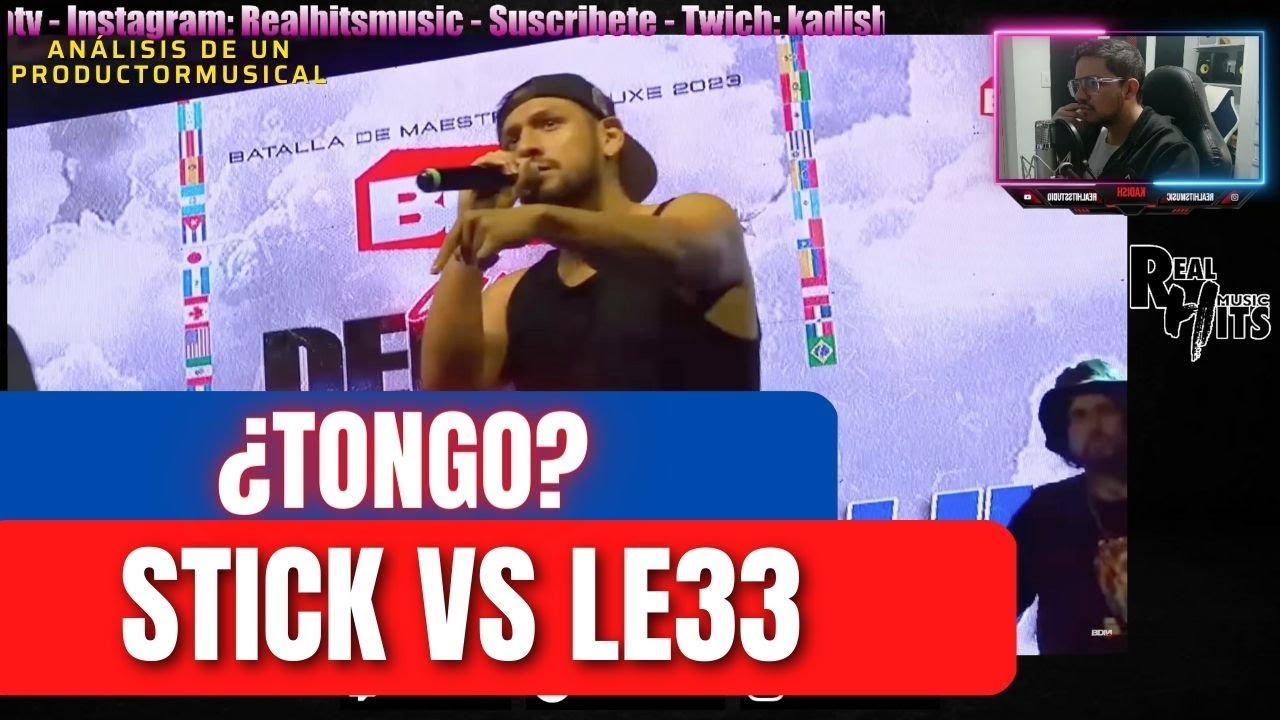 Le33 STICK VS LE33 EN BDM | ¿MERECÍA MÁS EL PERUANO?| REACCIÓN PRODUCTOR ...