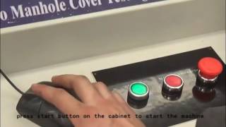permanent set test-compression testing machine for manhole cover