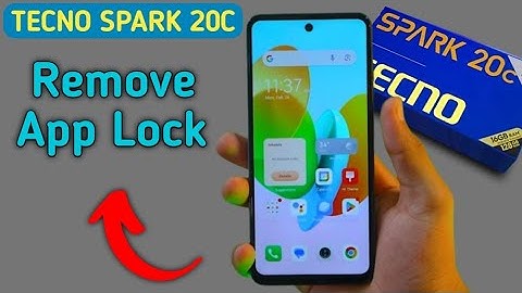 Tecno Spark 20c app lock kaise hataye, how to remove app lock in tecno, app unlock, turn off app loc