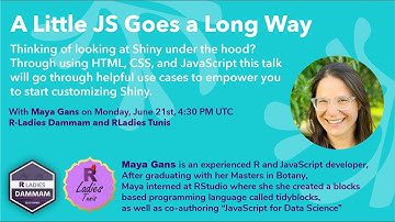A little JS goes a long way by Maya Gans