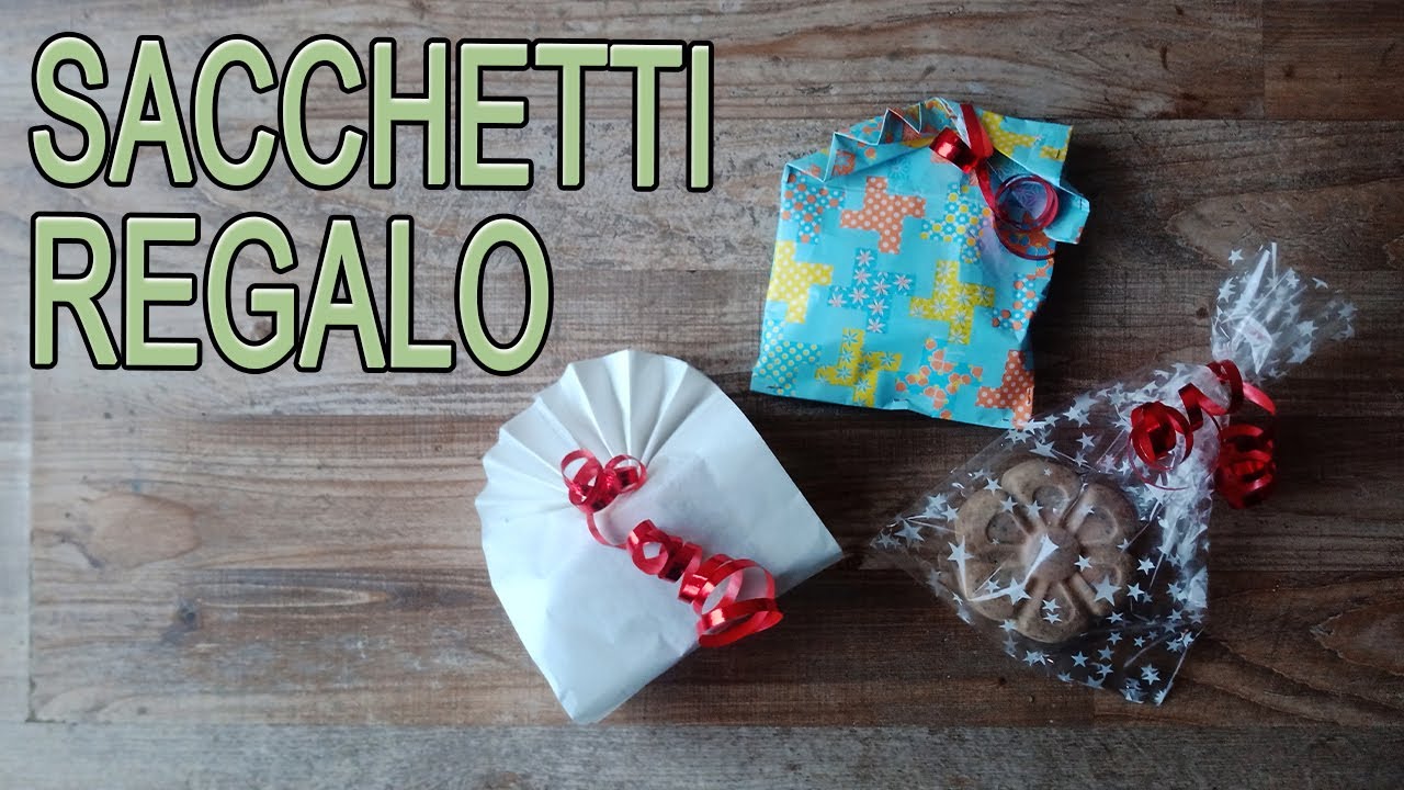 Buste regalo fai da te con i sacchetti del pane, Natale fai da te