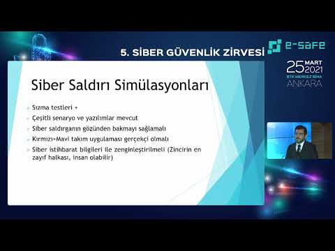 Doğanay: “Siber saldırı simülasyonları yapılmalı”