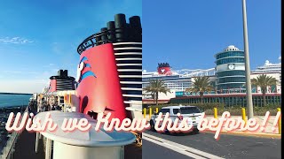 Disney Wish Cruise Ship | How easy is it to drive and park your car at Cape Canaveral Cruise Port