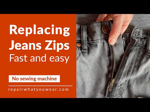 How to Replace a Jeans Zipper with Buttons - iFixit Repair Guide