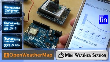Mini IoT Weather Station with Wemos D1 ESP8266 #simpLINnovation