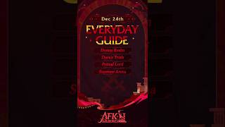 24th December Guide for #afkjourney | #dreamrealm #duratrials #primallord #supremearena
