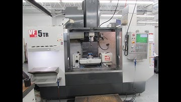 Haas VF-5/50TR 5-Axis CNC Vertical Machining Center w 210mm Built-In Trunnion Table & More!