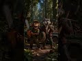 🐵🐺 Monkey and Wolf Cut Down a Tree and Build a House! Part 1