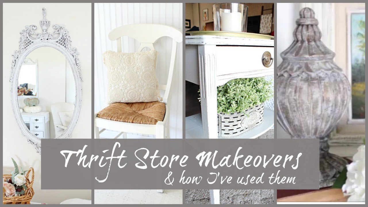 Thrift Store Makeovers How I Ve Used Them Farmhouse Cottage