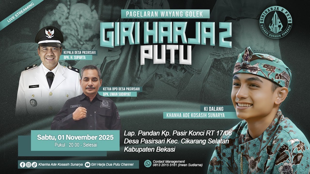(LIVE) GIRIHARJA 2 PUTU - KHANHA ADE KOSASIH SUNARYA || DS.PASIRSARI - CIKARANG SELATAN - BEKASI