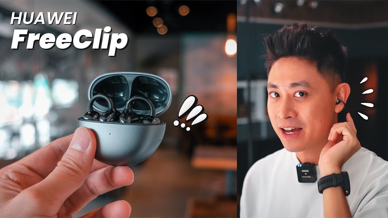 HUAWEI FreeClip Earbuds: Crazy DesignBut It Actually Works