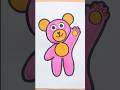 ✏️ Easy Bear Drawing From The Number 8 For Kids 🐻 #shorts #drawingforkids