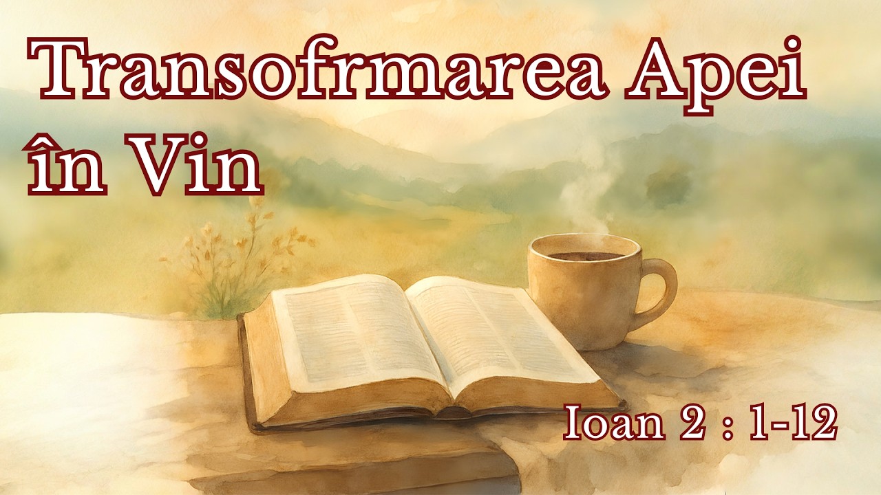 Transformarea Apei în Vin | Ioan 2 v 1-12 | Text și Comentariu Biblic.