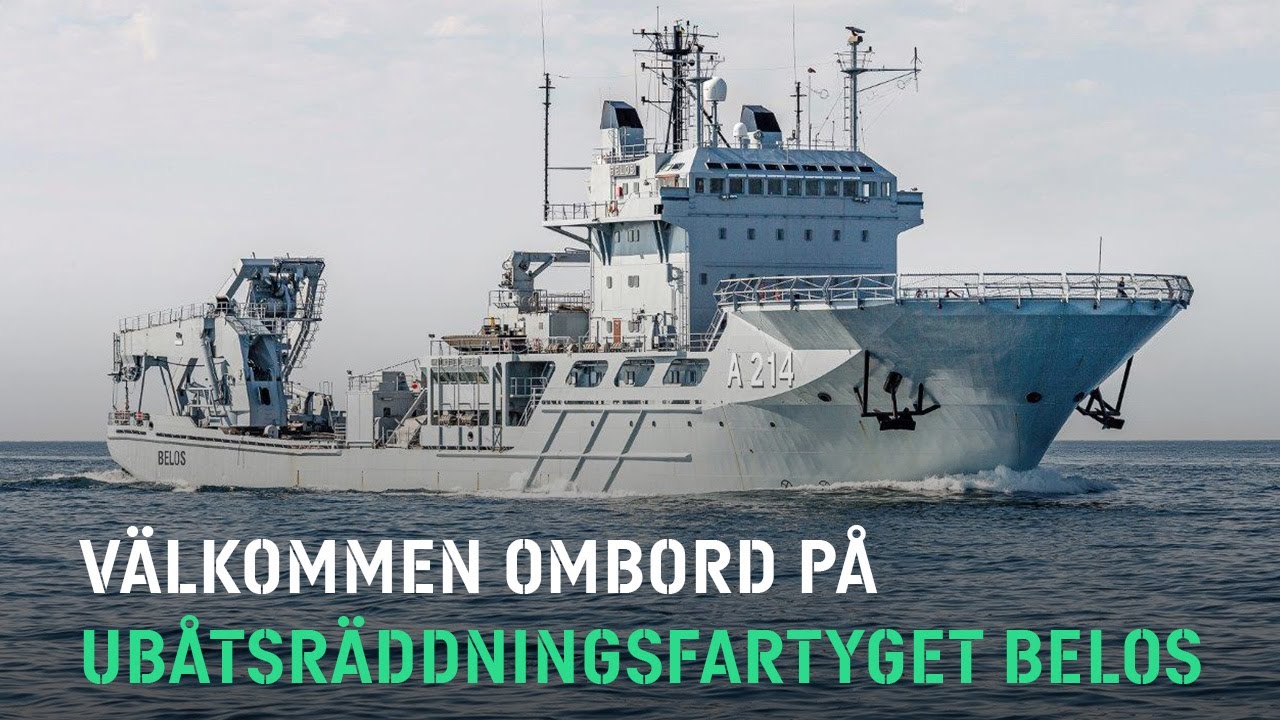 Försvarsmakten i 360 VR – välkommen ombord på dykeri- och ubåtsräddningsfartyget HMS Belos