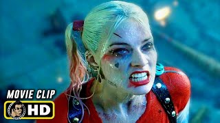 SUICIDE SQUAD (2016) &quot;Harley Quinn Vs. Encantress&quot; Movie Clip [HD] Margot Robbie