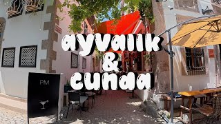 Travel vlog - Half a Day in Ayvalık&Cunda Turkey Vlog 🇹🇷 Cafes, Museums, Back Streets