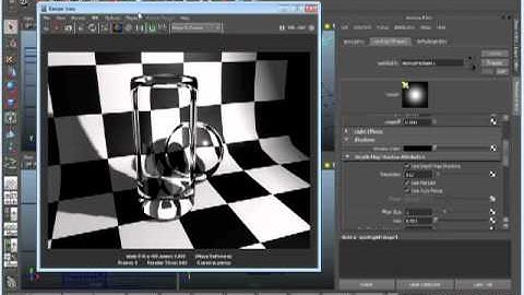 Maya 2012 Tutorial - Ray Trace Shadows and Pitting