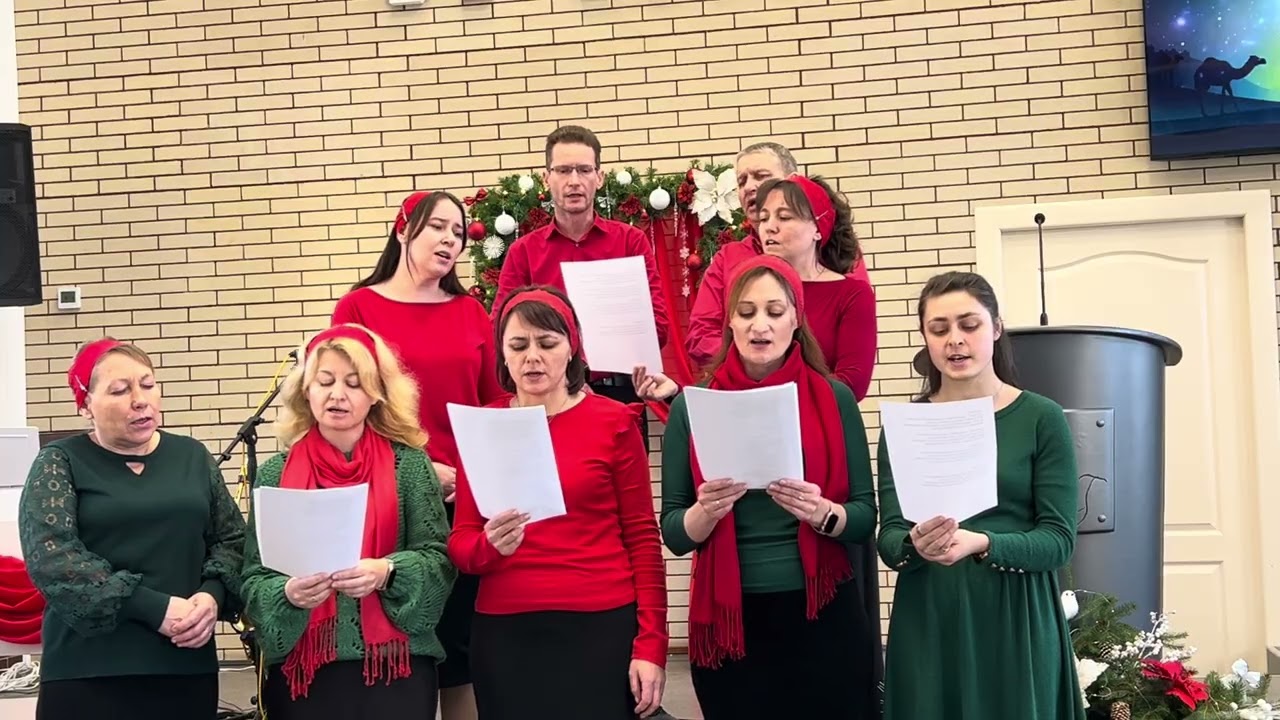 Спів хору «Звістимо ми усім» 25.12.2025