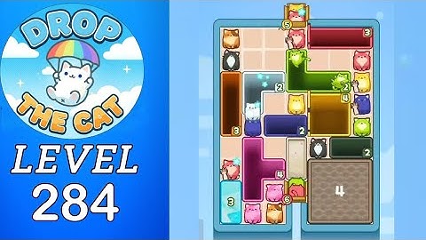 Drop The Cat Level 284 Walkthrough