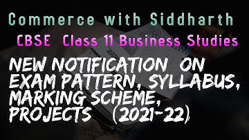 CBSE Class 11 Business Studies New Pattern of exam, Term wise Syllabus, Deleted Topic