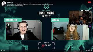 TSM FTX WARDELL REACTS TO GEN.G vs Version1 - VCT Challengers NA - (MAP 3, ASCENT) - VALORANT