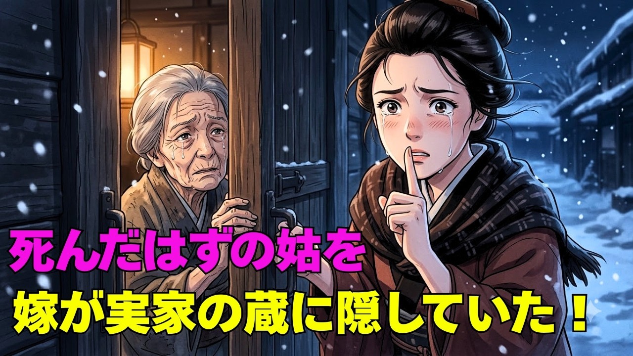吹雪の夜、姑が山に置き去りにされたと知った時、私は夫の顔を見て、すべてを悟りました。「母上は、ご養生のため山中にいらっしゃる」と義兄は澄ました顔で言いましたが、私は知っていました。あの小屋に、風を防ぐ戸すらないことを。彼らは、三十年間身を粉にして自分たちを育て上げた母を、家の体面ひとつのために捨てたのです−私は震える手で提灯を掴み、姑の遺した古びた木の枝の目印を辿って、吹雪の山道を駆け上がり...