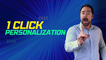 Introducing 1-click Personalization
