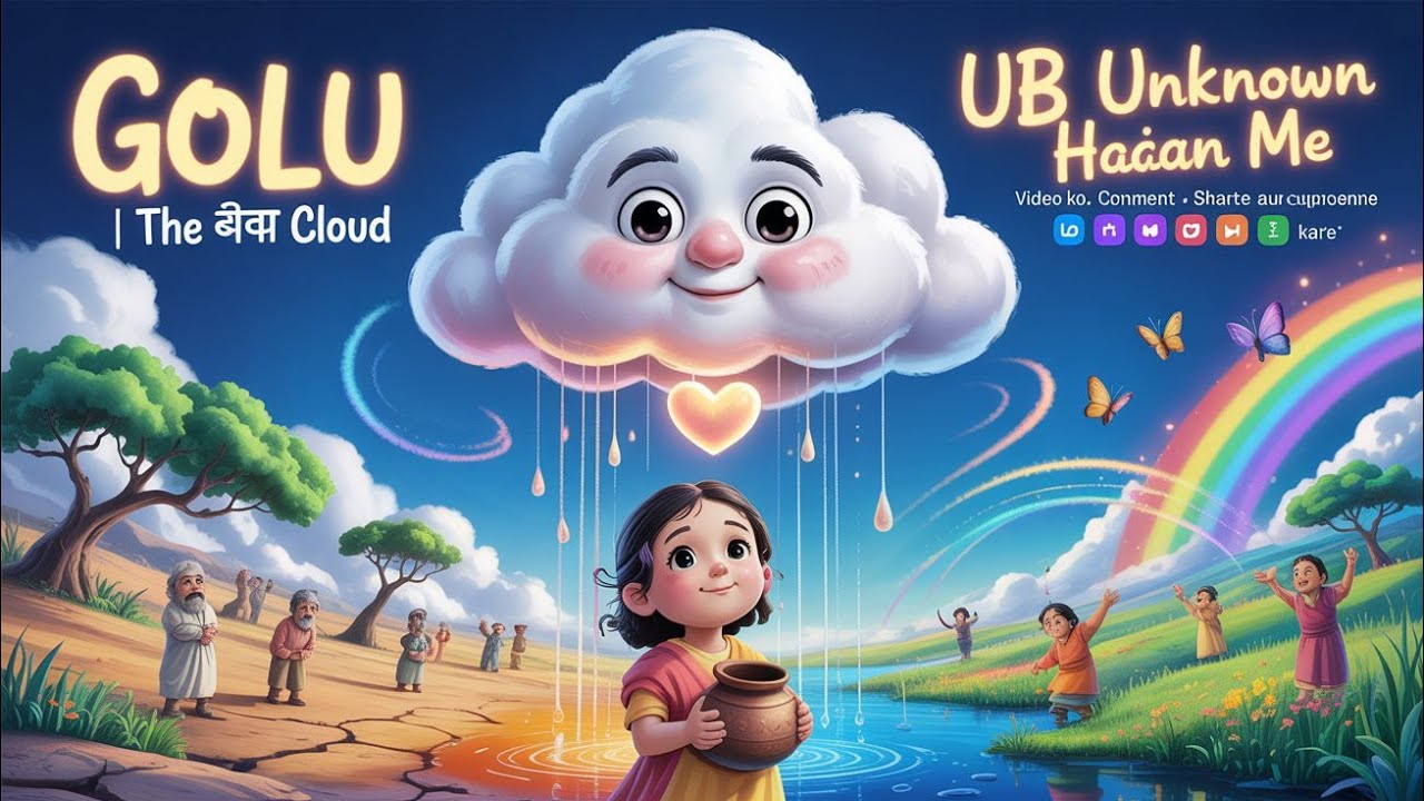 Golu the Cloud 🌧️ | छोटा बादल, बड़ा चमत्कार.  