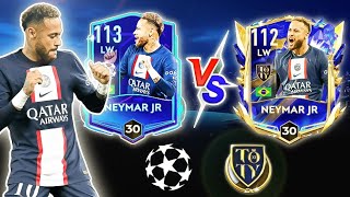 UCL NEYMAR  VS TOTY NEYMAR  H2H COMPARISON FIFA MOBILE 23