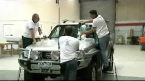 ClearPlex Film Installation on Windshield